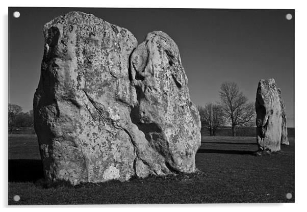 Avebury stone Ring Acrylic by Robert clarke