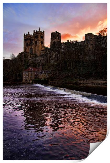 Durham Cathedral Sunrise Print by Northeast Images