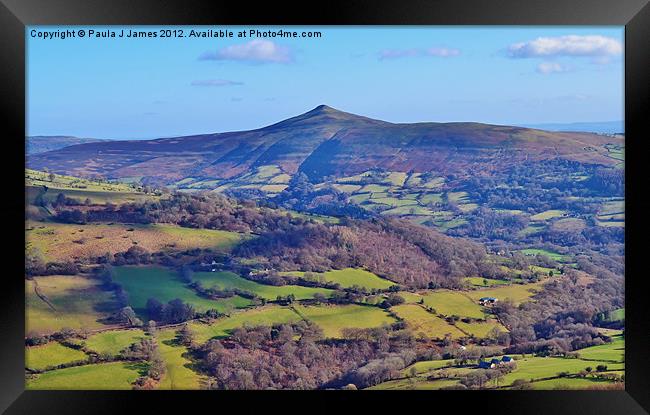 Sugar Loaf Mountain Framed Print by Paula J James