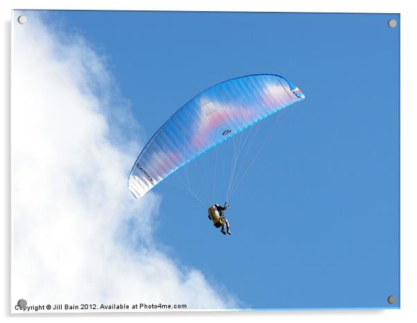 Paraglider Acrylic by Jill Bain