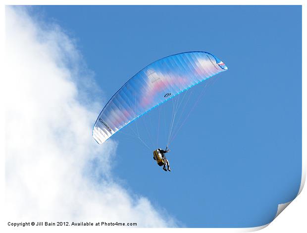 Paraglider Print by Jill Bain