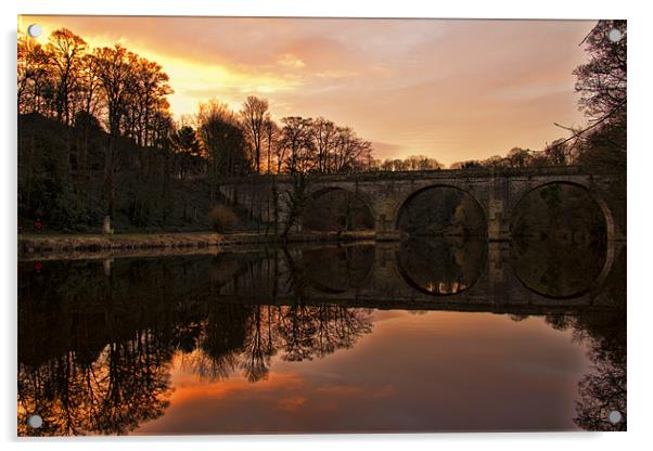 Prebends Bridge Durham Acrylic by Northeast Images