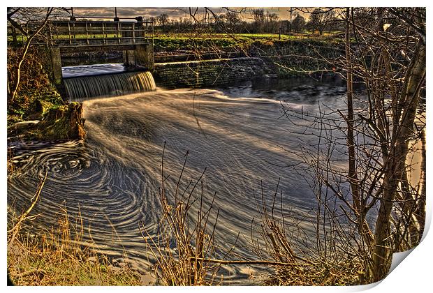 Weir Print by Dave Reed