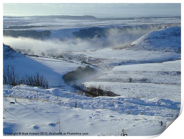 The Hole of Horcum Print by Mark Hobson