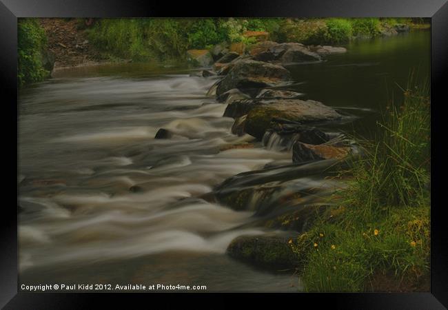 Cloud Farm River Framed Print by Paul Kidd