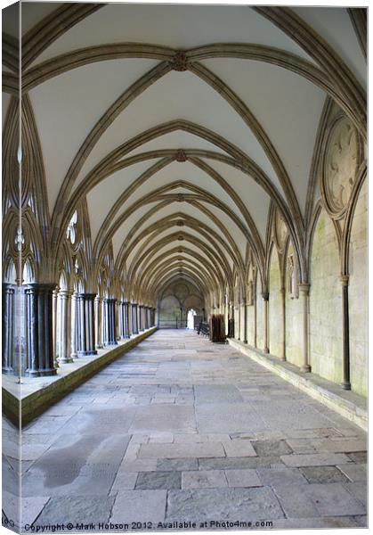 Salisbury cathedral Canvas Print by Mark Hobson
