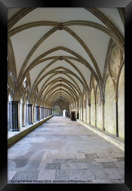 Salisbury cathedral Framed Print by Mark Hobson