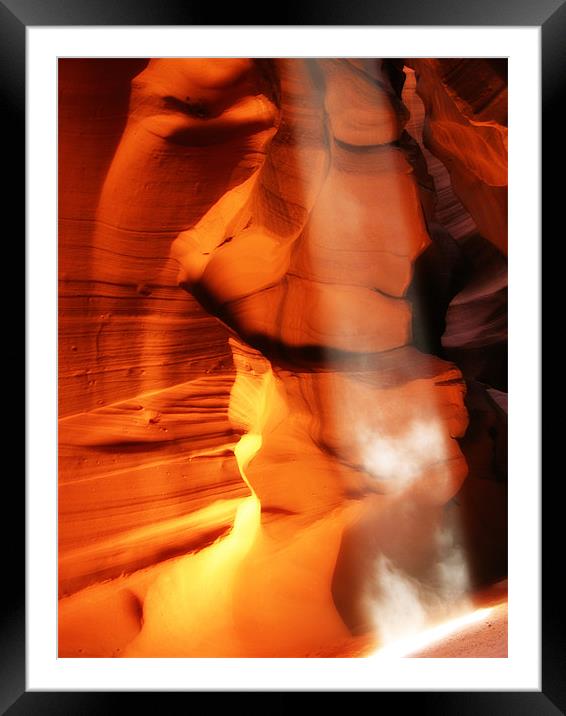 Canyon Light Framed Mounted Print by Mary Lane