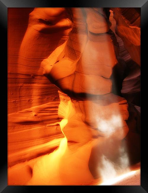 Canyon Light Framed Print by Mary Lane