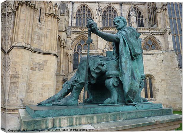 King Constantine the Great Canvas Print by Robert Gipson