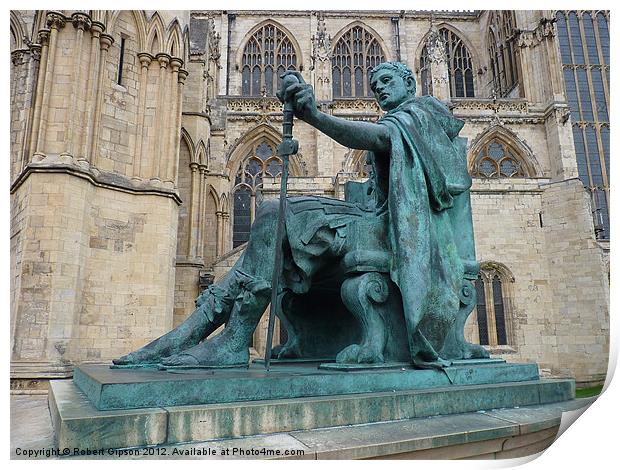 King Constantine the Great Print by Robert Gipson
