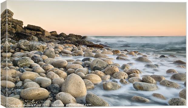 Rocks of Ope Canvas Print by Chris Frost