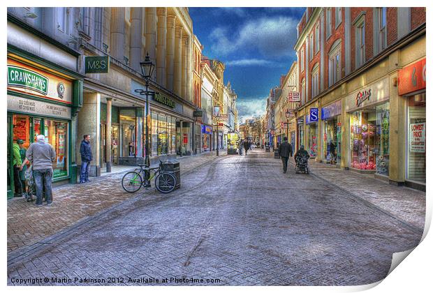 Whitefriargate 2012 Print by Martin Parkinson