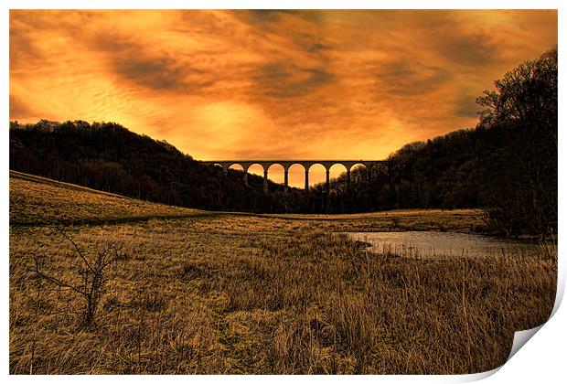 Hownsgill Viaduct Print by Northeast Images