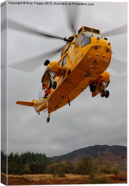 Raf Seaking - Mountain rescue Canvas Print by Rory Trappe