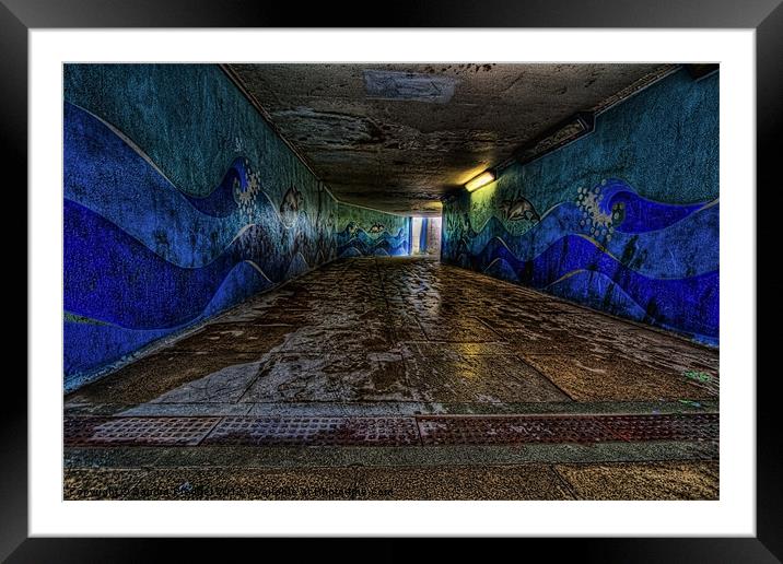 Light at the end of the tunnel Framed Mounted Print by Sandra Pledger