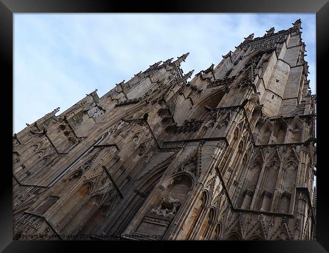 Minster the big church Framed Print by Robert Gipson