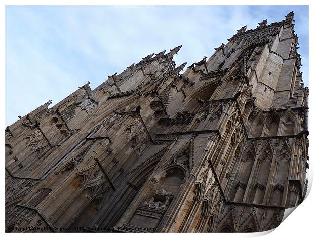 Minster the big church Print by Robert Gipson