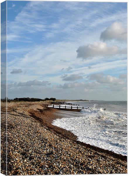 Climping Beach Canvas Print by graham young