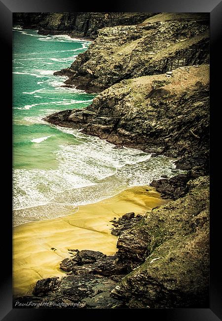 treacle beach Framed Print by paul forgette