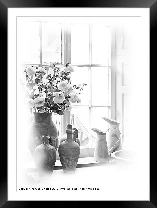 Window Shopping Framed Mounted Print by Carl Shellis