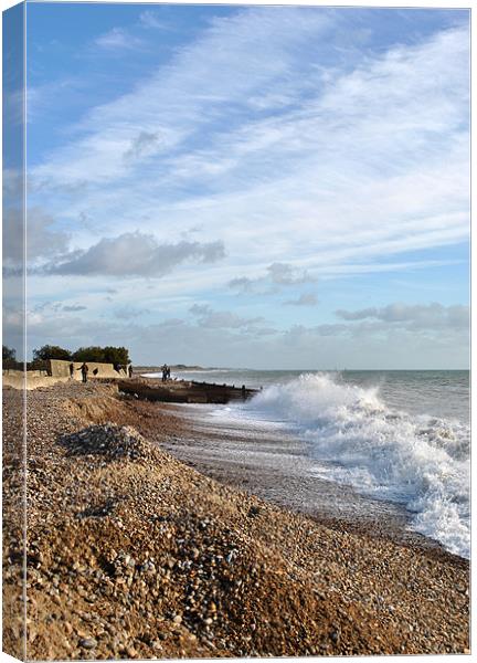 Climping Beach Canvas Print by graham young