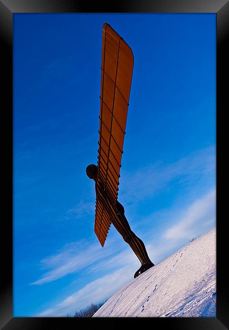 angel angle Framed Print by eric carpenter