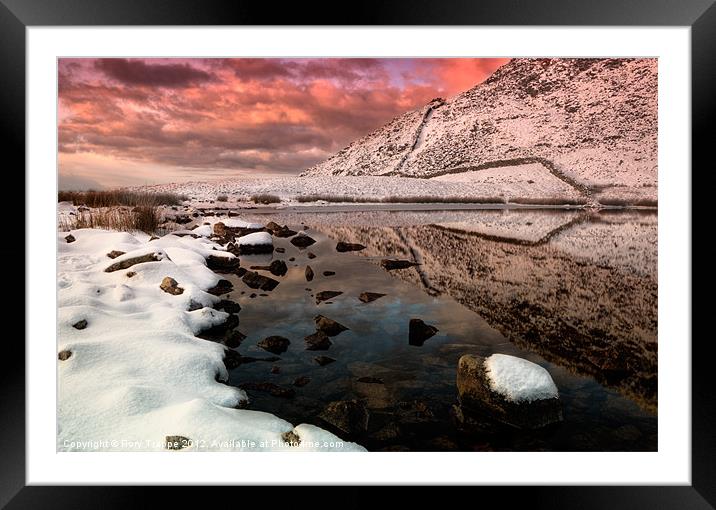 Llyn Manod and Manod bach Framed Mounted Print by Rory Trappe