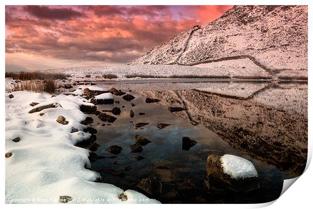 Llyn Manod and Manod bach Print by Rory Trappe