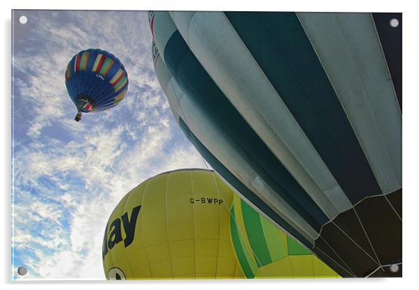 hot air balloon Acrylic by Tony Bates