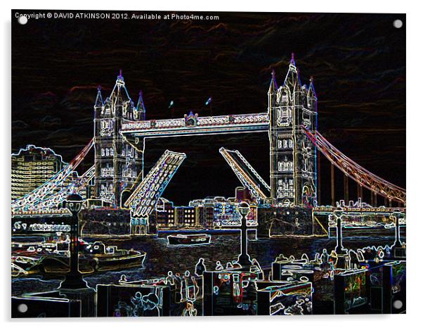 TOWER BRIDGE Acrylic by David Atkinson