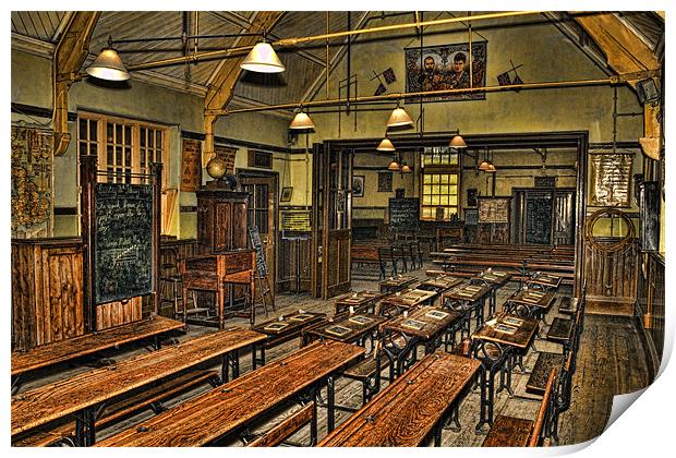 The Old Schoolhouse Print by Kevin Tate
