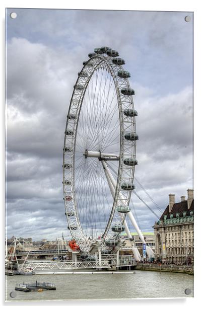 London eye Acrylic by George Cox