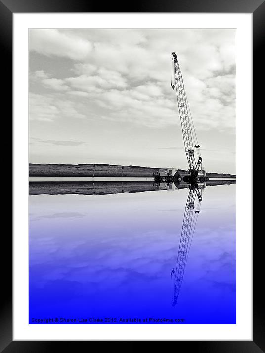 Reflected heights Framed Mounted Print by Sharon Lisa Clarke