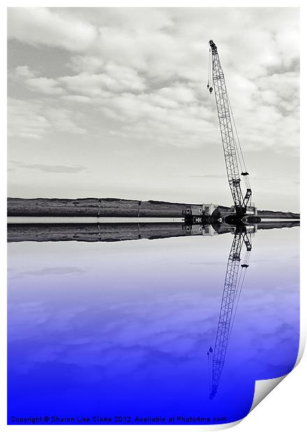Reflected heights Print by Sharon Lisa Clarke