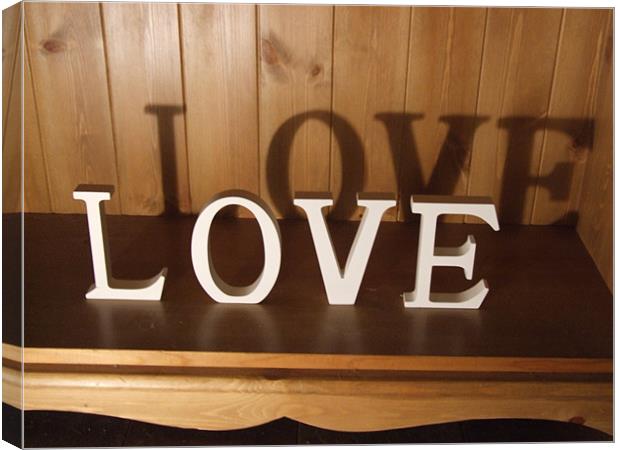 wooden love Canvas Print by will pratt