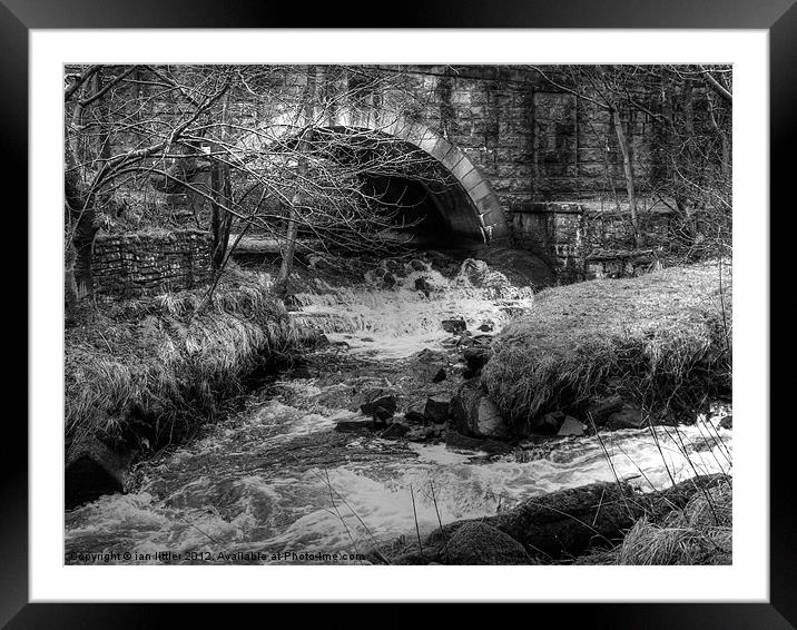 river of newchurch Framed Mounted Print by ian littler