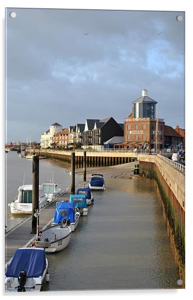 Littlehampton Harbour Acrylic by graham young