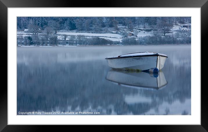 Rowing boat Framed Mounted Print by Rory Trappe