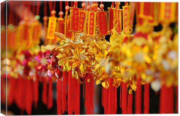 Chinese New Year Canvas Print by Simon Wilson