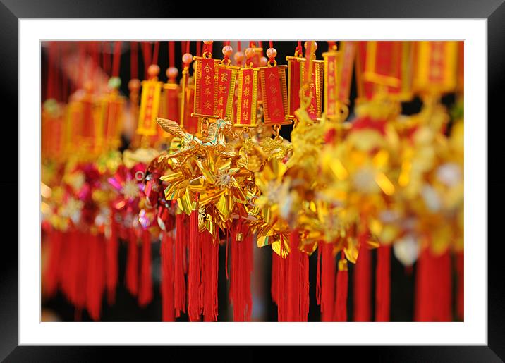 Chinese New Year Framed Mounted Print by Simon Wilson