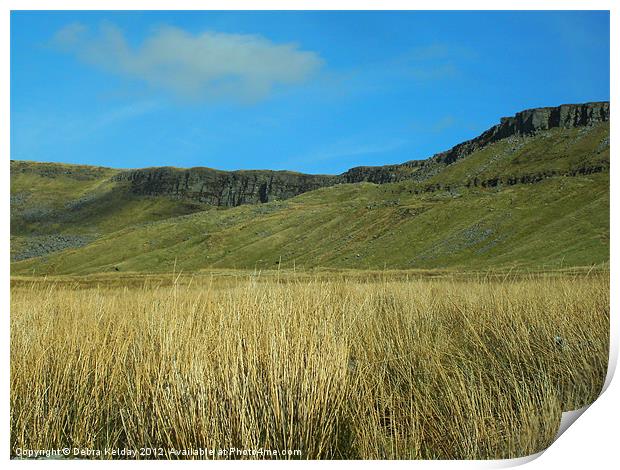 Mallerstang Edge, North Yorkshire Print by Debra Kelday