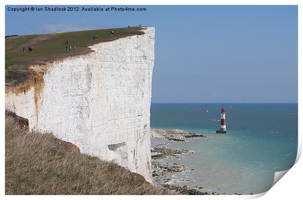 Beachy Head Print by Ian Shadlock