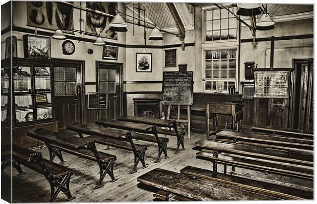 beamish school house Canvas Print by Northeast Images