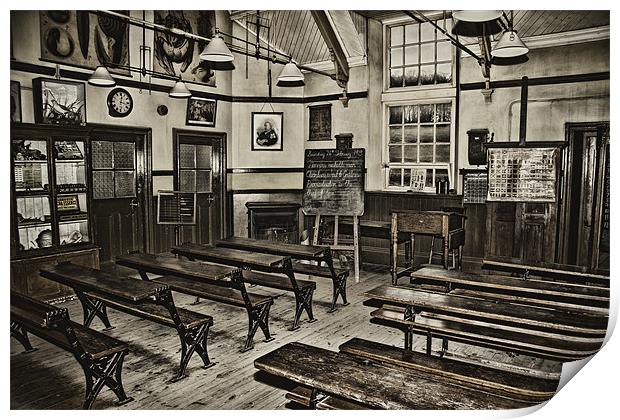 beamish school house Print by Northeast Images