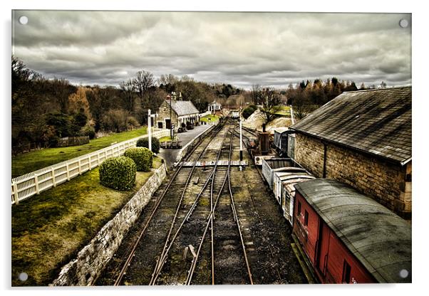 Beamish railway Station Acrylic by Northeast Images