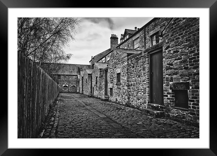The Back Lane Framed Mounted Print by Kevin Tate