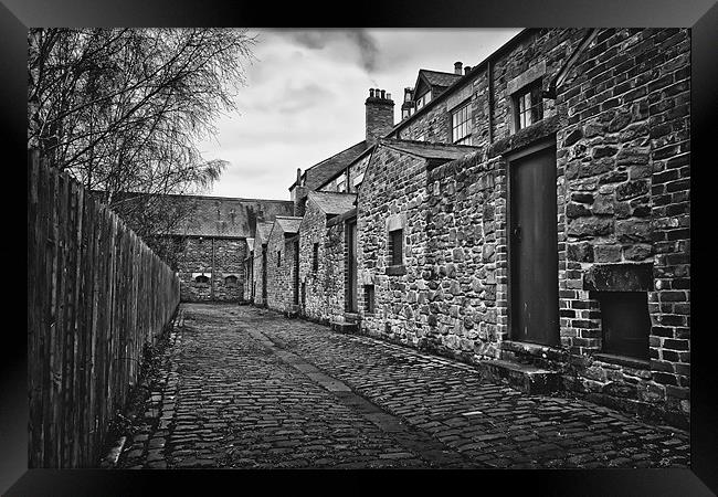 The Back Lane Framed Print by Kevin Tate