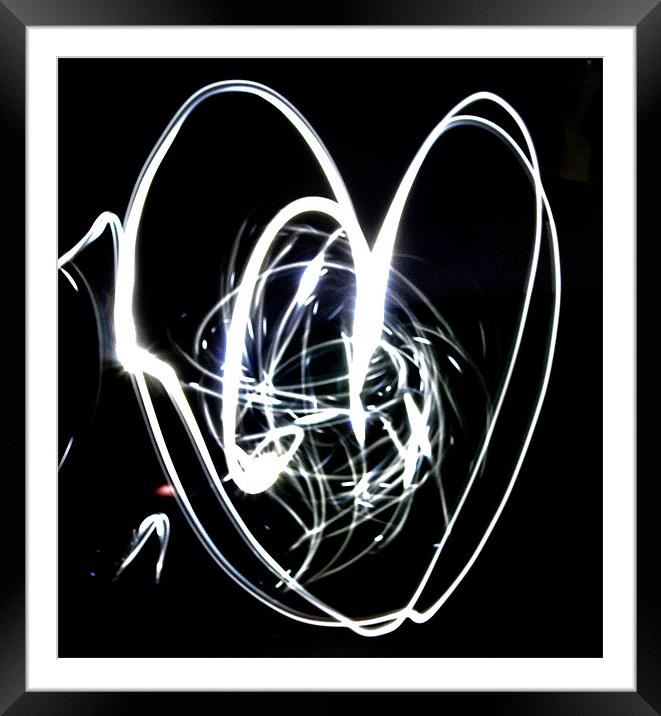Love Light Framed Mounted Print by andrew hall