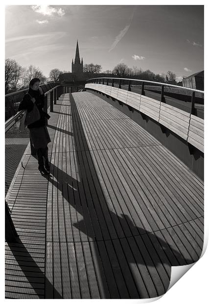 Jarrolds Wensum Bridge Norwich Print by Darren Burroughs